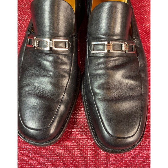 BALLY Birocco of Switzerland Sz 11.5 D Black Leather Loafers - Swiss Mad… main image 5